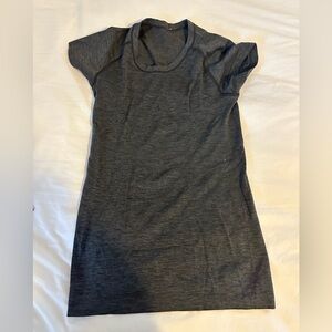 Grey Lululmeon Swiftly Tech Short Sleeve Top